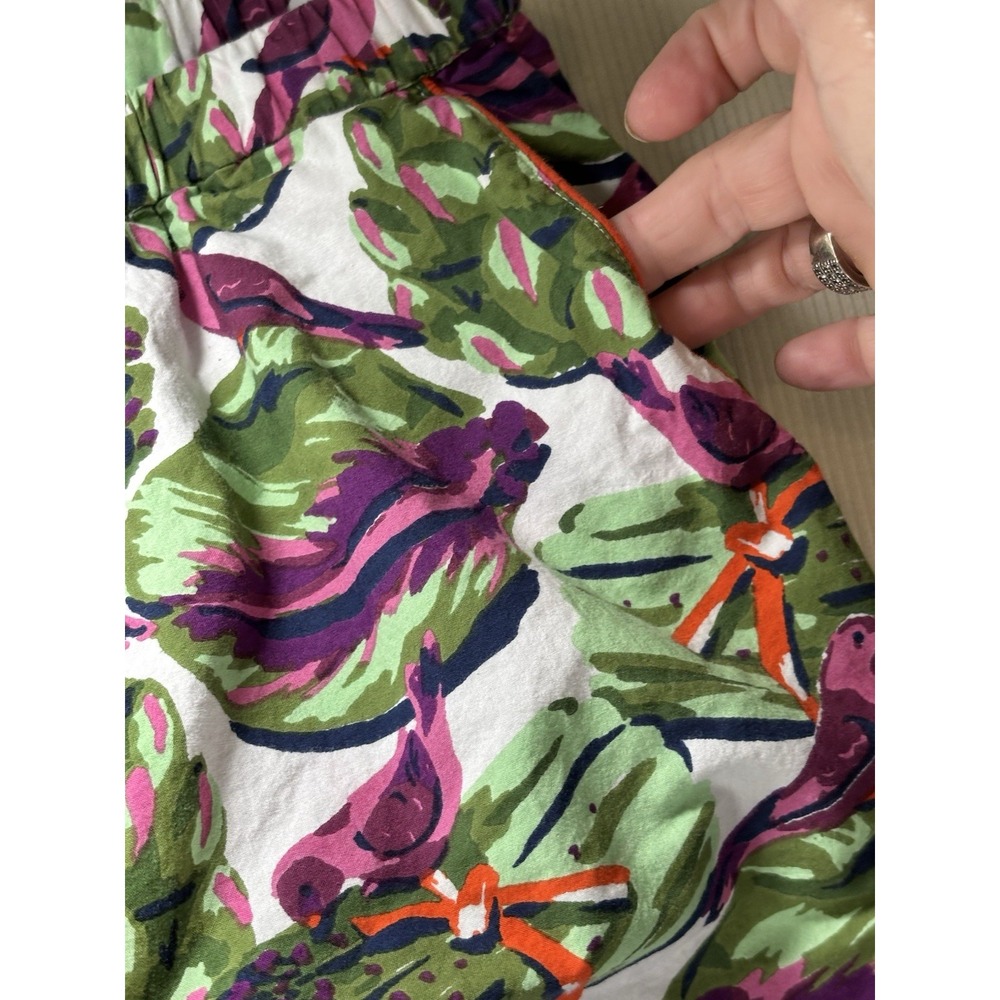 Printfresh Organic Cotton Long Pajama Set "Eat Your Asparagus " Womens 2X EUC - Picture 13 of 15